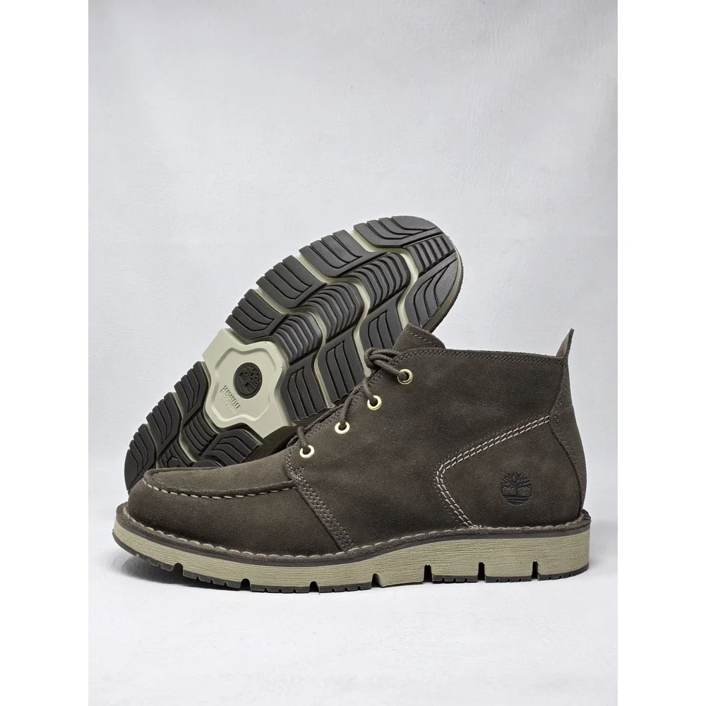 Timberland Size 11.5 Mens Westmore Mid Lace Moc-Toe Chukka Boots Canteen New